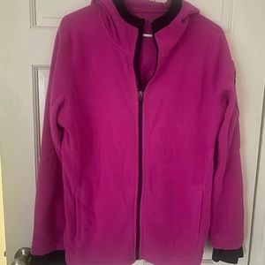 Hot Pink Tek Gear Hooded Fleece